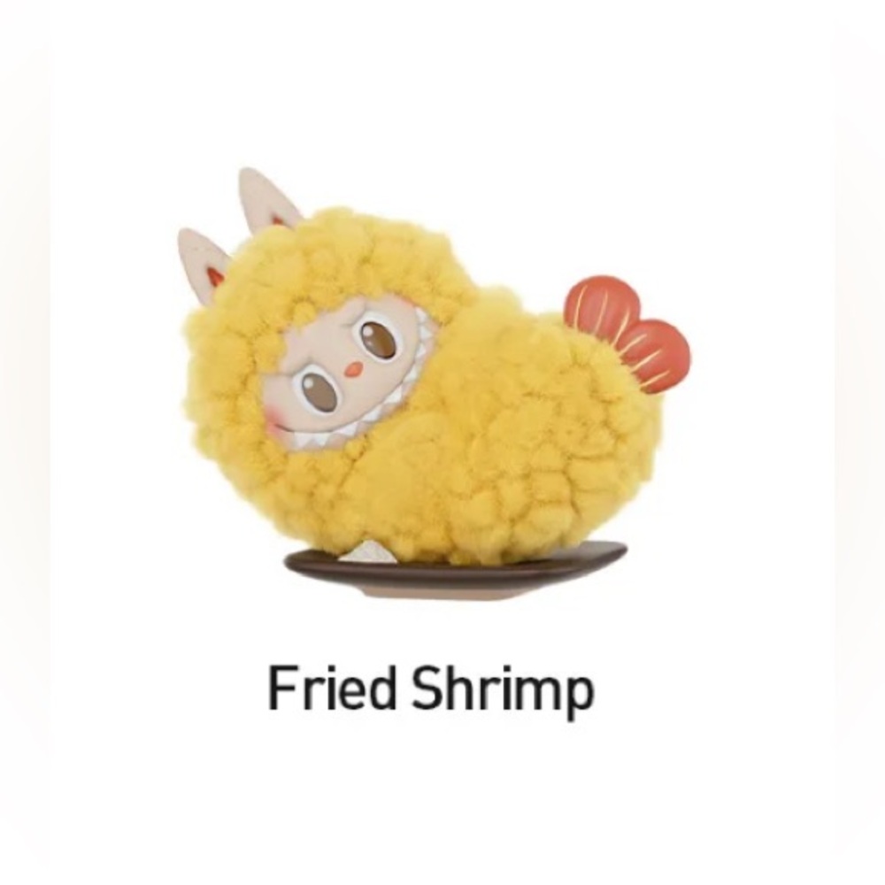 Fried Shrimp Plush Toy - Yellow Kids Toy